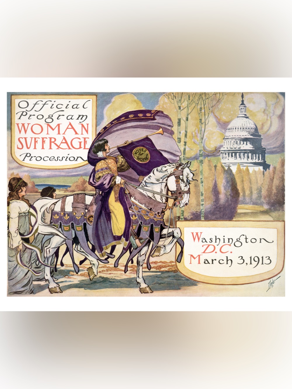 1913 Front Cover of National American Women's Suffrage Association 8x10 Photo